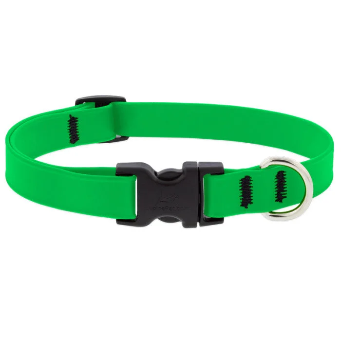 LUPINE WATERPROOF 3/4in NEON GREEN COLLARS & LEASH