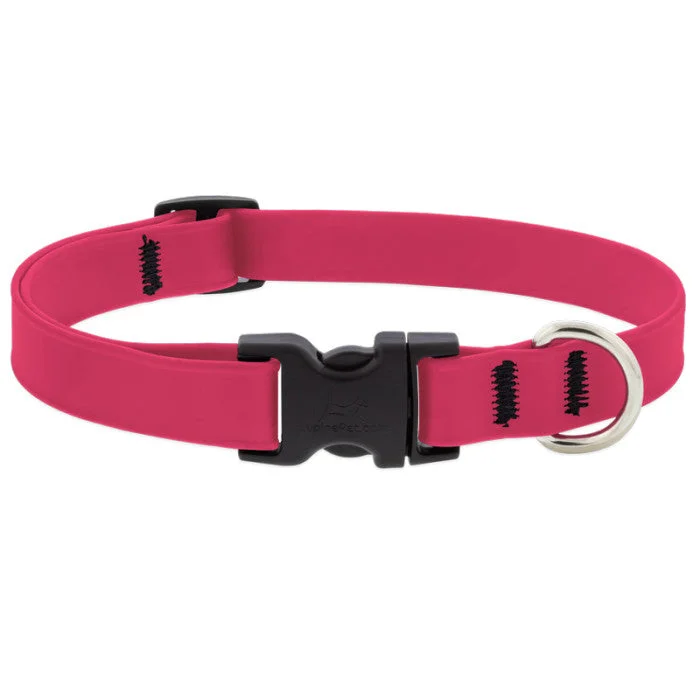 LUPINE WATERPROOF 3/4in NEON PINK COLLARS & LEASH