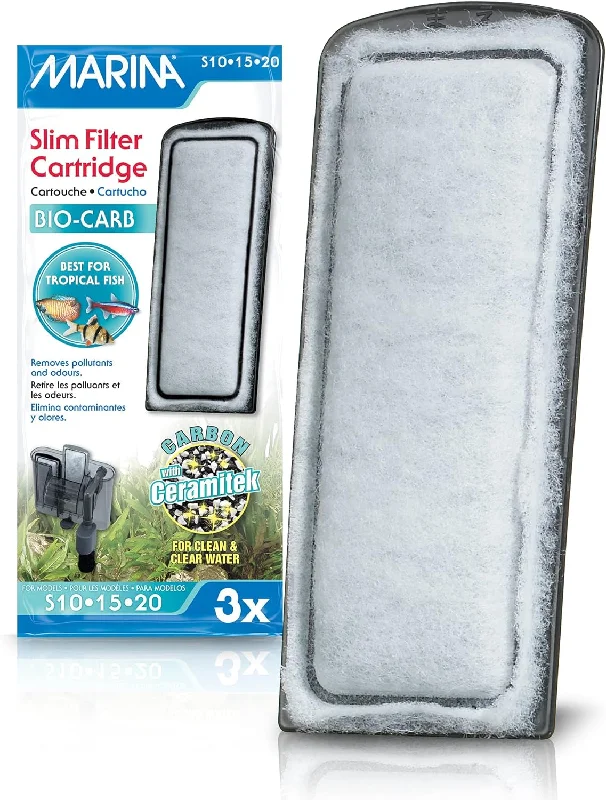 MARINA SLIM FILTER CARBON PLUS 3PK