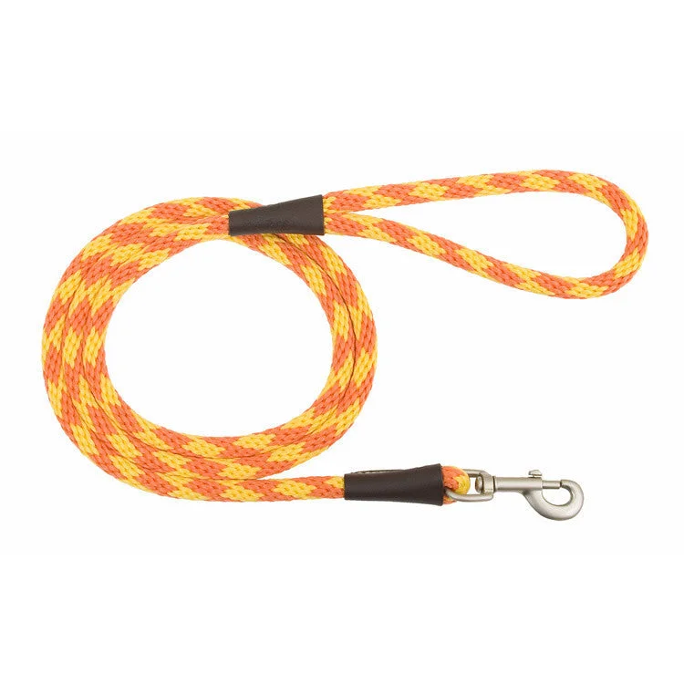 Mendota Amber Snap Leash 1/2 x 6 Ft