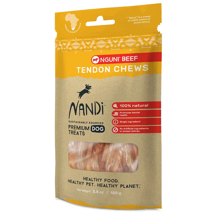 Nandi Nguni Beef Tendon Chews Dog Treats