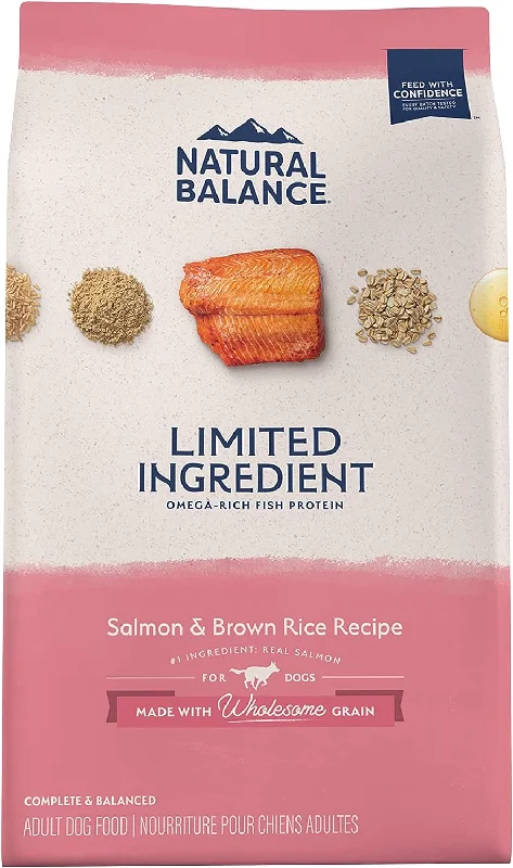 NATURAL BALANCE K9 LID SALMON Brown Rice Adult