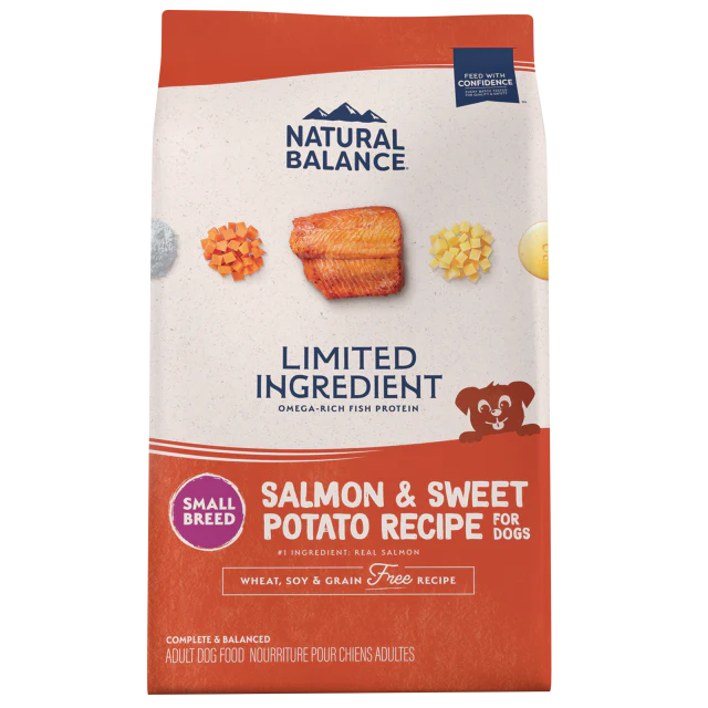 Natural Balance Limited Ingredient Grain Free Salmon & Sweet Potato Small Breed Recipe Dry Dog Food