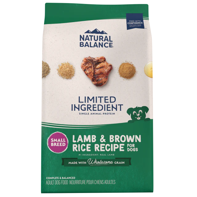 Natural Balance Limited Ingredient Diet Lamb & Brown Rice Small Breed Recipe Dry Dog Food