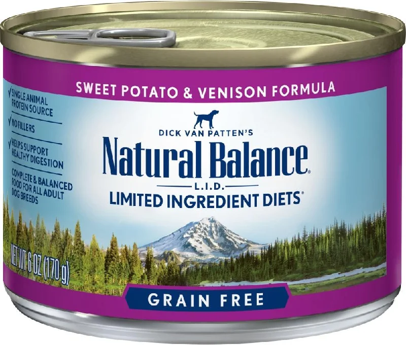 Natural Balance Limited Ingredient Sweet Potato & Venison Recipe Paté Dog Food