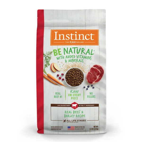 Nature's Variety Instinct Be Natural Beef & Barley Recipe Dry Dog Food