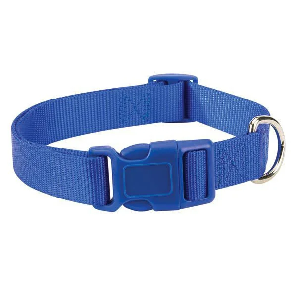 Nautical Dark Blue Fashion Nylon Adjustable Dog Collar