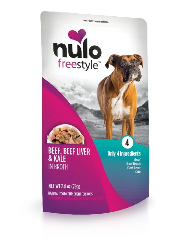 Nulo FreeStyle Beef, Beef Liver & Kale in Broth Recipe for Dogs