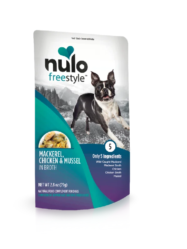 Nulo FreeStyle Mackerel, Chicken & Mussel in Broth Recipe for Dogs