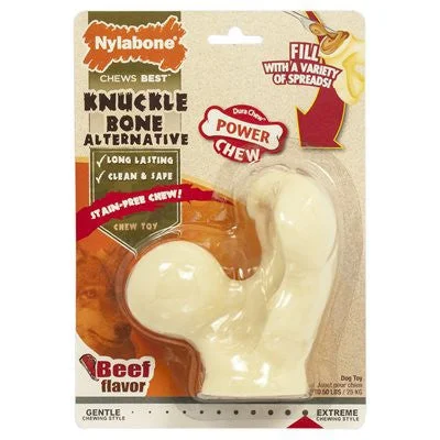 Nylabone Dura Chew Knuckle Bone Alternative Beef Chew Toy