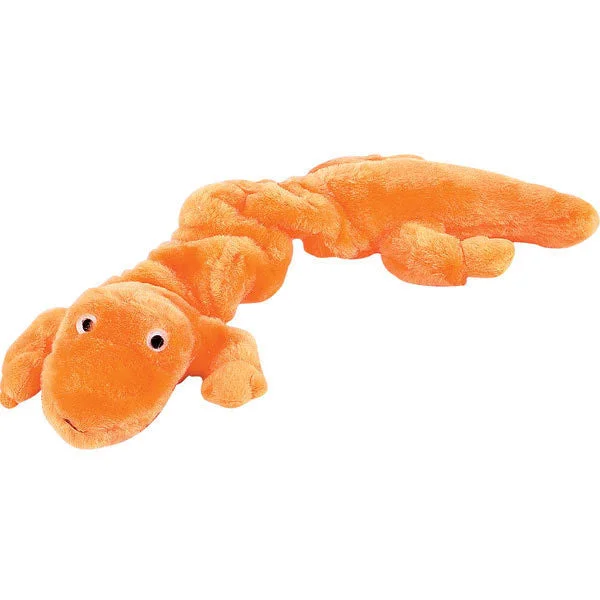 Orange Bungee Gecko Dog Toy