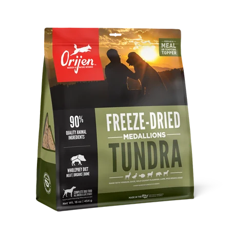 ORIJEN Tundra Freeze-Dried Medallions Dog Food