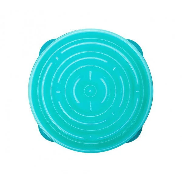 Outward Hound Fun Feeder Teal Slow Feed Bowl