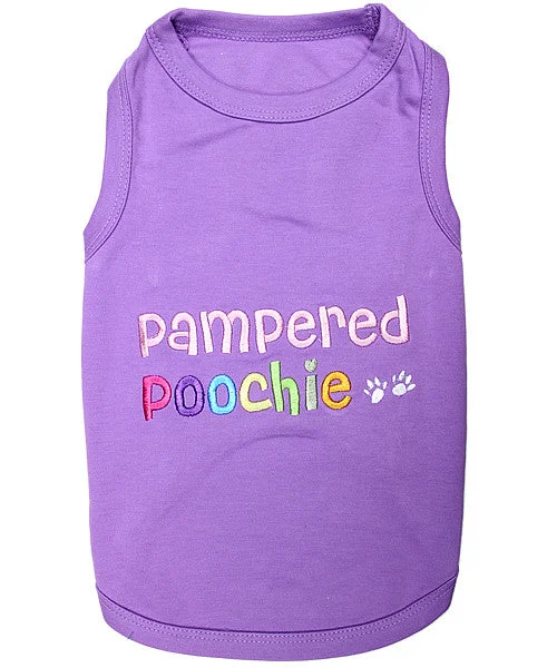 Purple Dog Shirt - Pampered Poochie