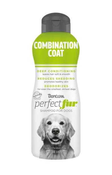 Tropiclean Perfect Fur™ Combination Coat Shampoo For Dogs