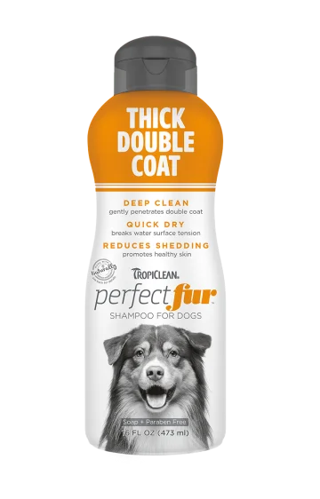 Tropiclean Perfect Fur™ Thick Double Coat Shampoo For Dogs