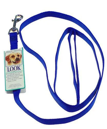 Petmate 6ft x 5/8 Blue Nylon Dog Lead