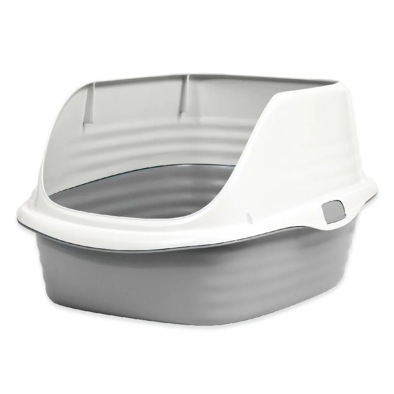 Petmate Stay Fresh Rimmed Litter Pan