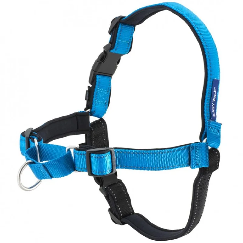 PetSafe Deluxe Easy Walk Ocean Blue & Black Dog Harness (Medium)