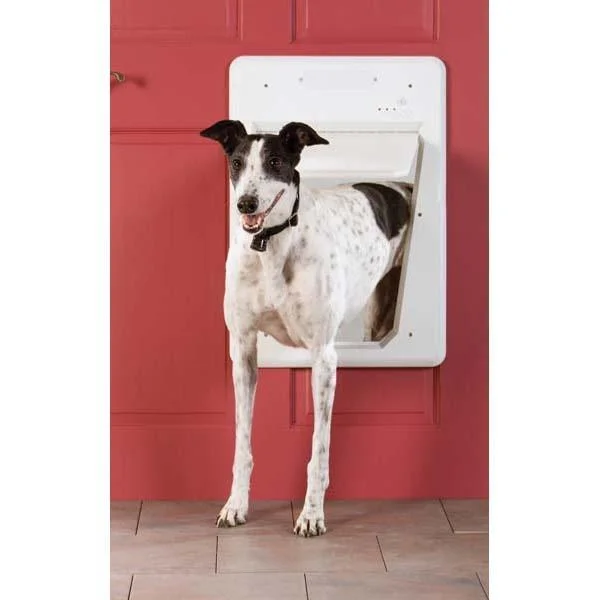 PetSafe SmartDoor White Dog Door (Large: 16.125" x 23.625")