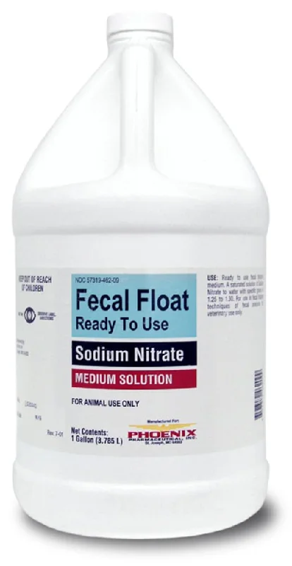 Phoenix Fecal Float, Ready To Use, Sodium Nitrate, 1 Gallon