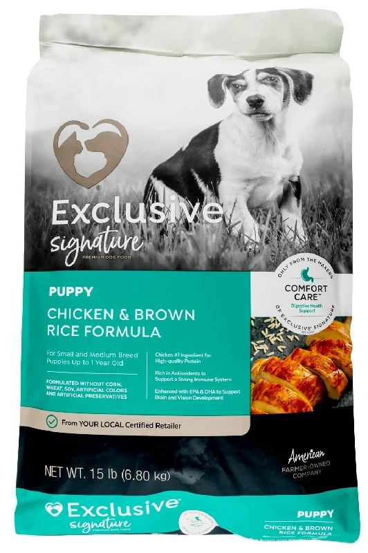 Purina Exclusive Puppy Food, Chicken/Brown Rice