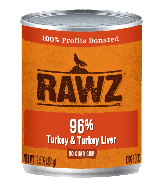 RAWZ® 96% Turkey & Turkey Liver Dog Food (12.5 Oz)