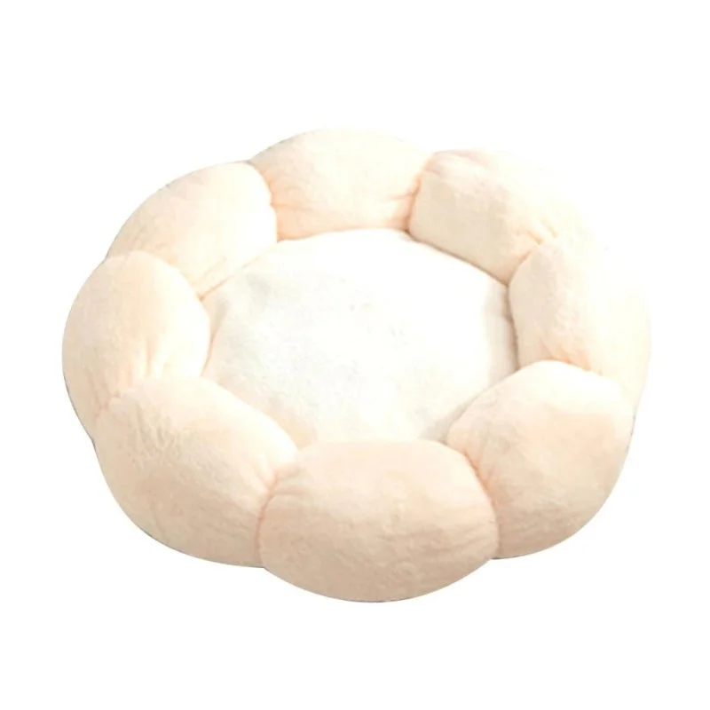 Round Flower Shape Cat Bed