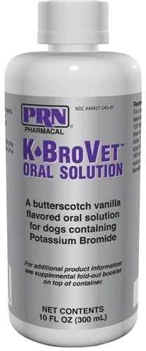 Rx K-BroVet, Oral Solution, 250mg x 10oz, Butterscotch-Vanilla