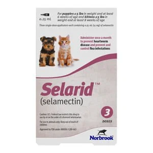 Rx Selarid, 0-5 lb Canine/Feline, 3 Month