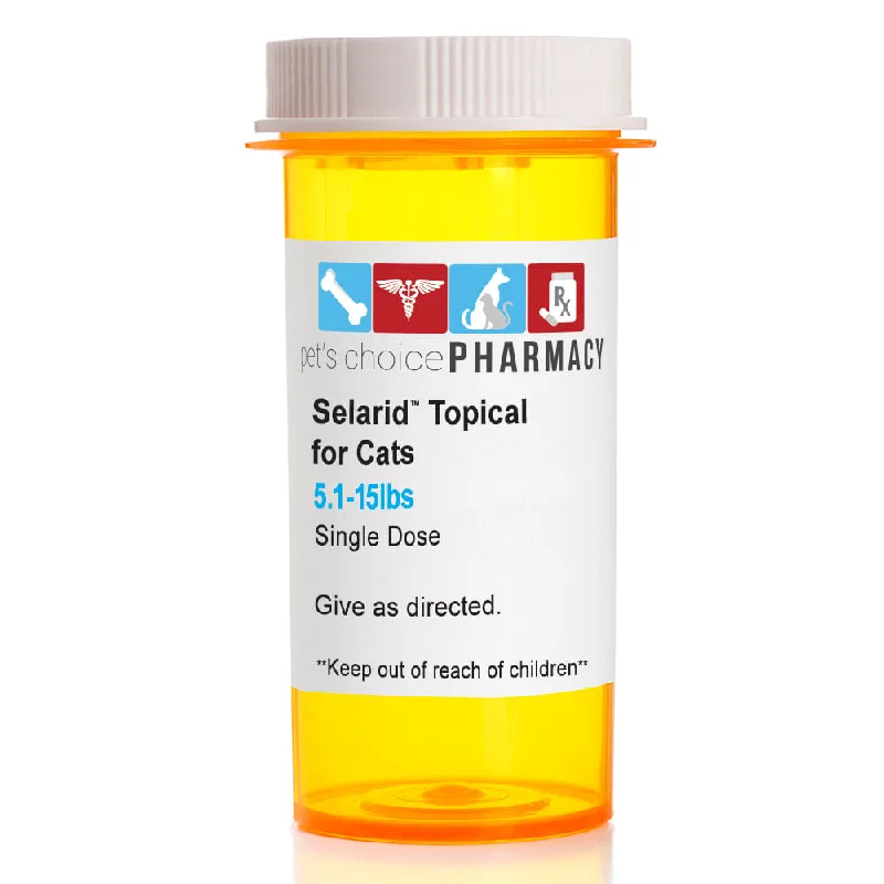 Rx Selarid Feline Topical, 5-15lbs, 1 month