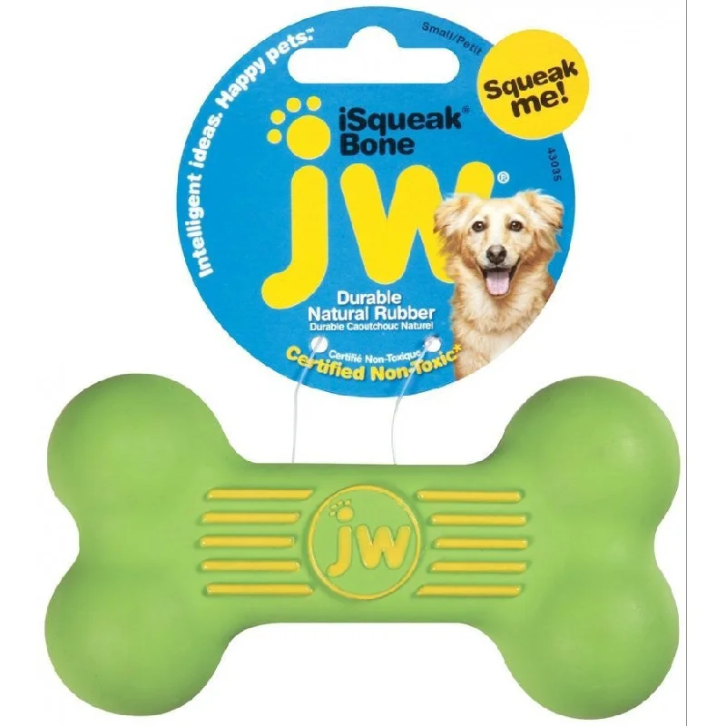 Small JW Pet iSqueak Bone Dog Toy