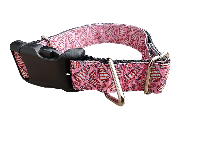 Snack Cake Trees Nylon Dog Collar