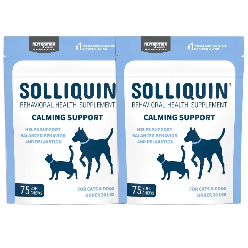 Solliquin Soft Chews 75 ct for SM to Med Dogs/Large Cats