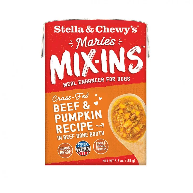 Stella & Chewy's Marie's Mix Ins Grass Fed Beef & Pumpkin Food Topper