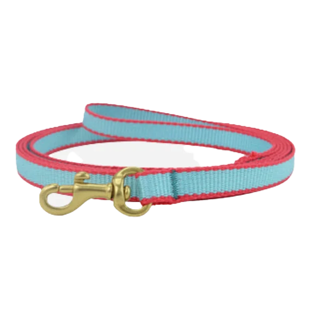 Teacup Leash | Aqua & Coral