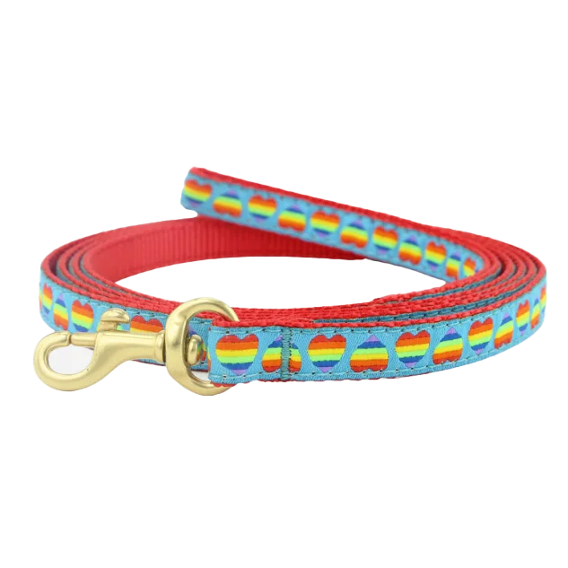 Teacup Leash | Rainbow Hearts