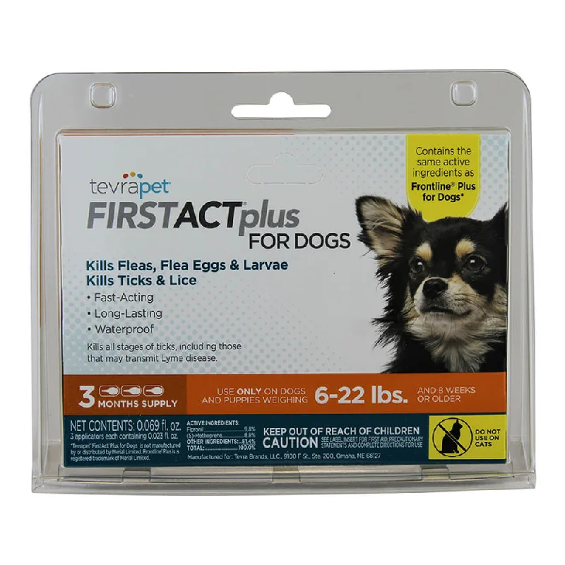 TevraPet FirstAct Plus for Dogs, 3 Month Supply