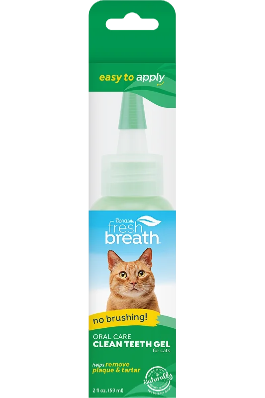 TropiClean Fresh Breath Oral Care Gel for Cats