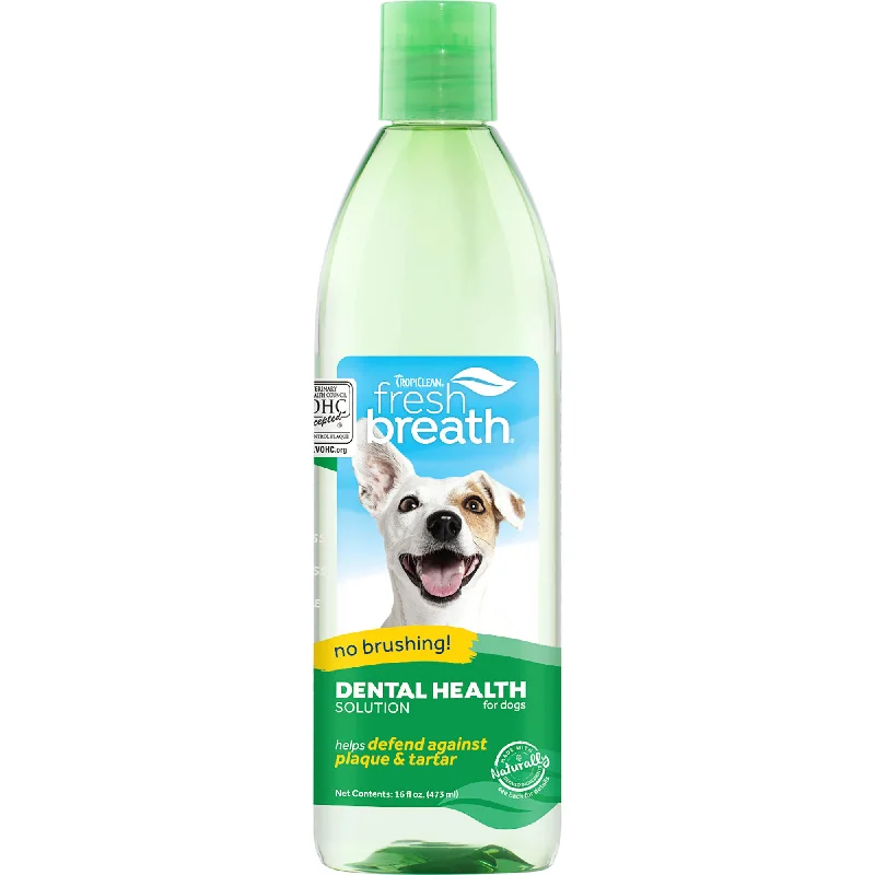 TROPICLEAN FRESH BREATH DENTAL HEALTH SOLUTION FOR DOGS