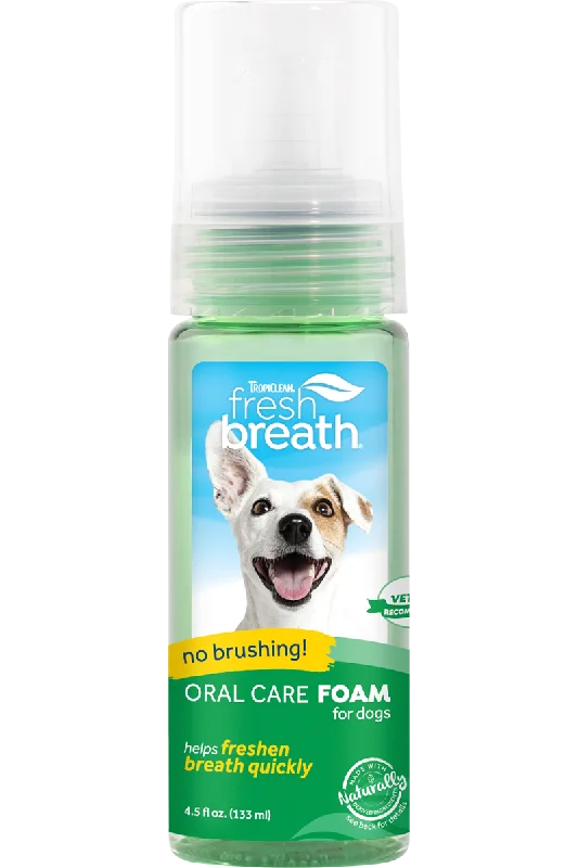 Tropiclean Fresh Breath Oral Care Foam For Dogs