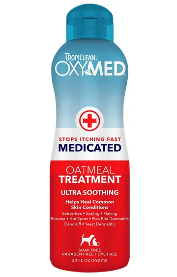 Tropiclean OXYMED Medicated Oatmeal Treatment For Pets