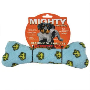 Tuffys Large Mighty Blue Bone Dog Toy