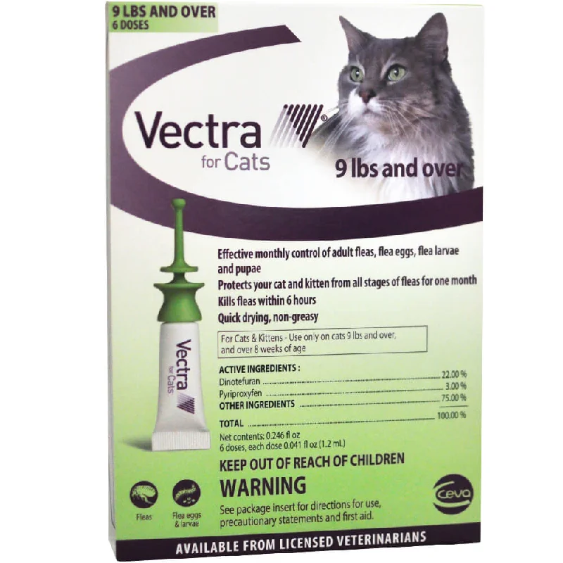 Vectra for Cats Over 9 lbs, 6 Dose