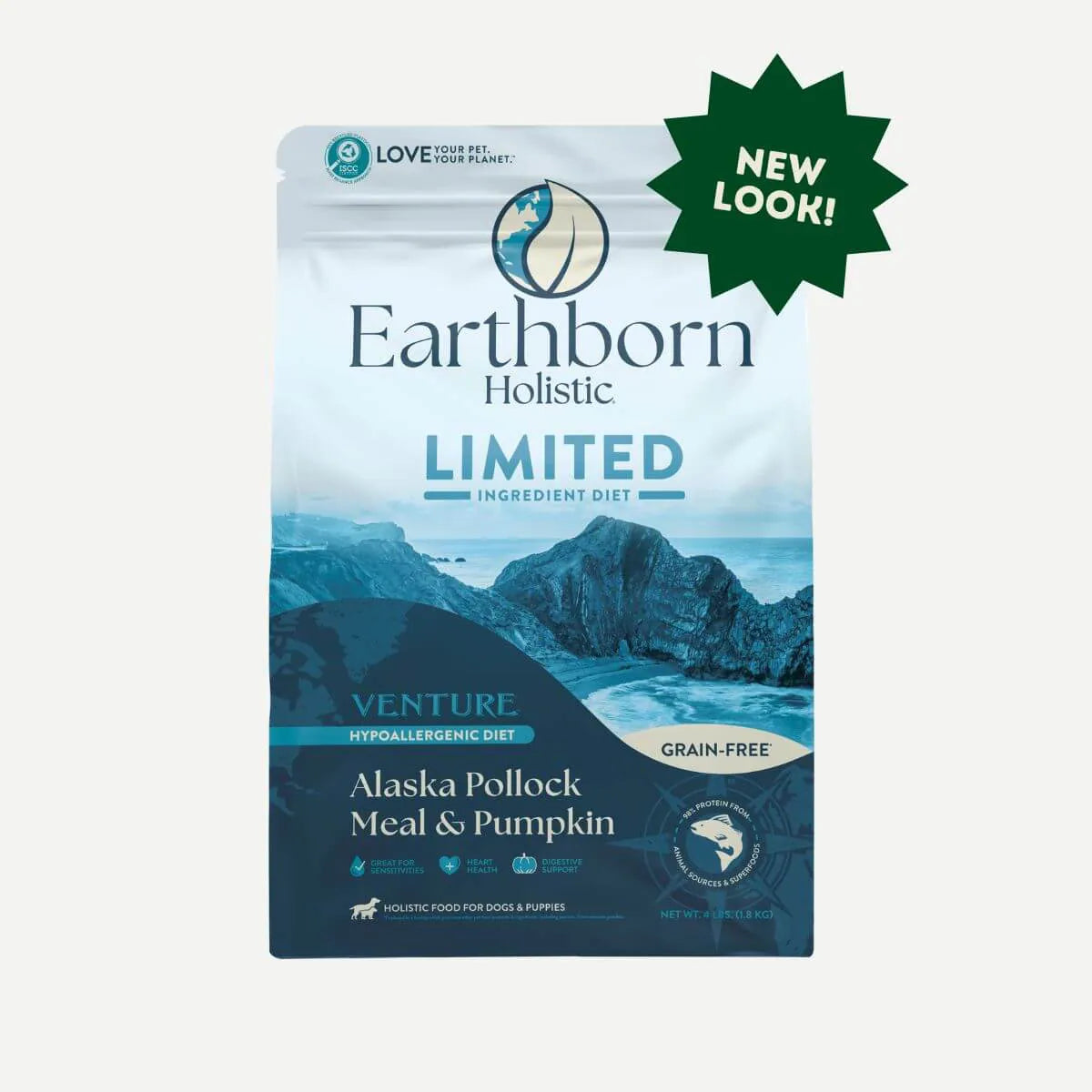 Earthborn Venture Alaska Pollock Meal & Pumpkin recipe dry dog food