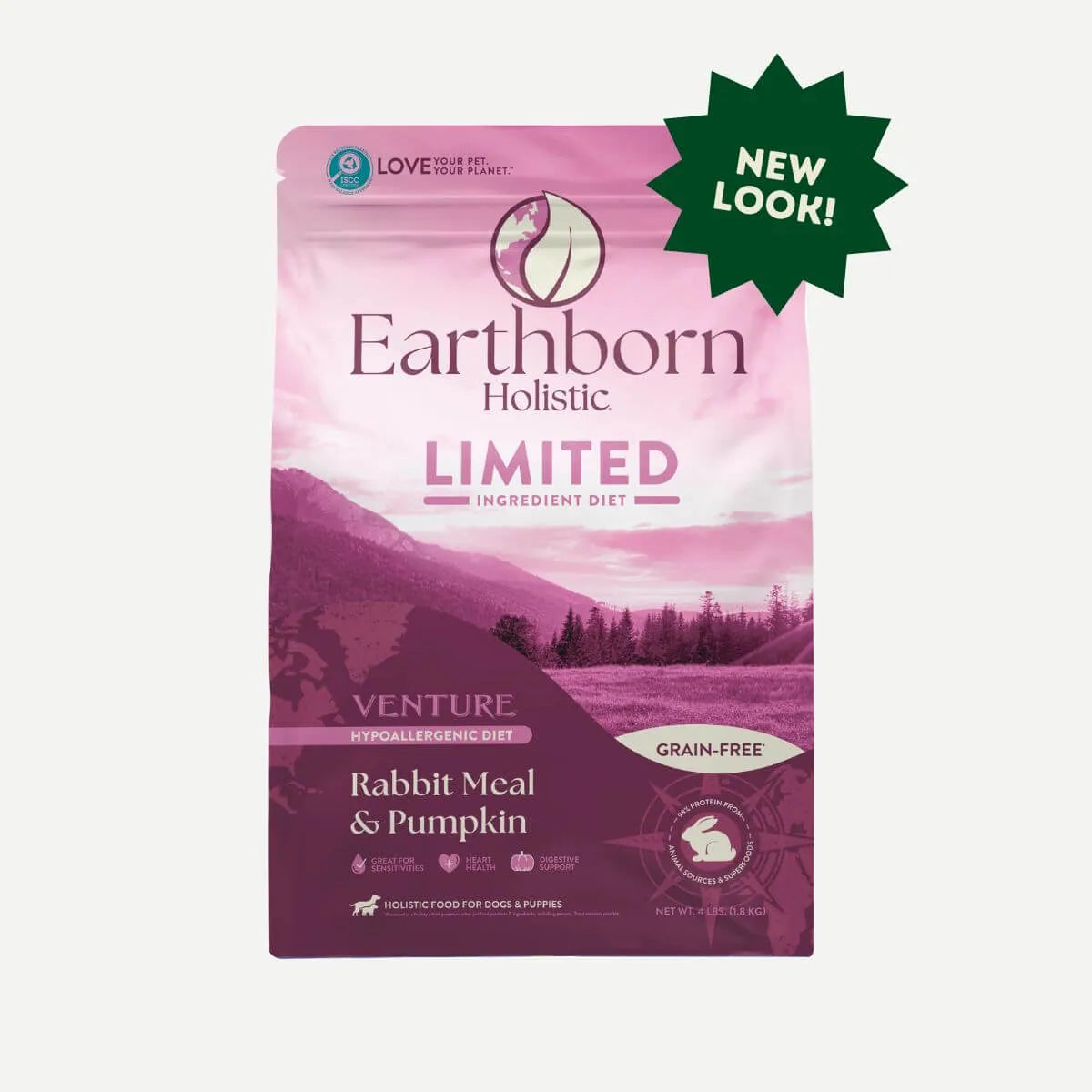 Earthborn Venture Rabbit Meal & Pumpkin recipe dry dog food