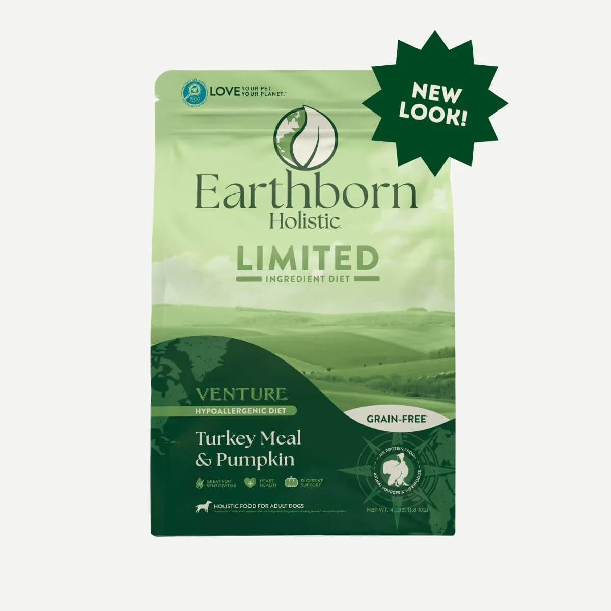 Earthborn Venture Turkey Meal & Pumpkin recipe dry dog food