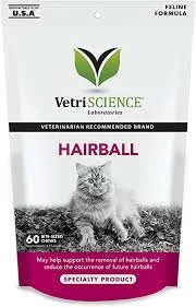 VetriScience Cat Hairball Chews 60ct