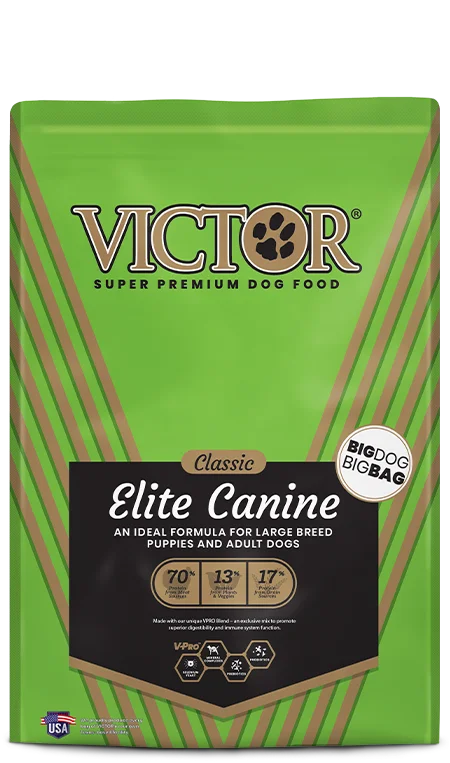 Victor Classic Elite Canine for Large Breed Dogs and Puppies