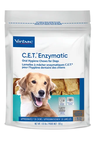 Virbac C.E.T.® Enzymatic Oral Hygiene Chews for Dogs